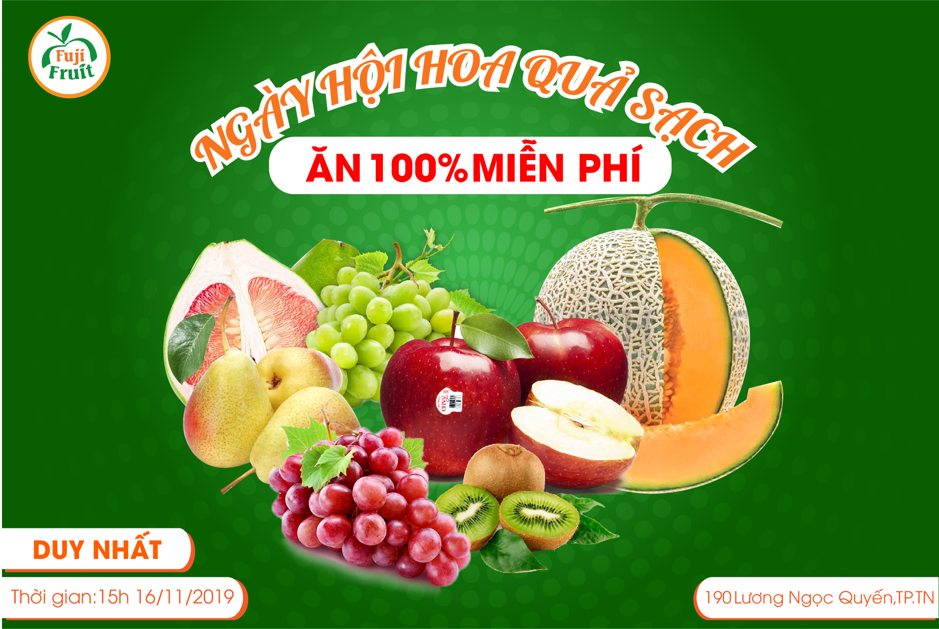 Ngày hội ăn miễn phí siêu trái cây tại Fuji Thái Nguyên