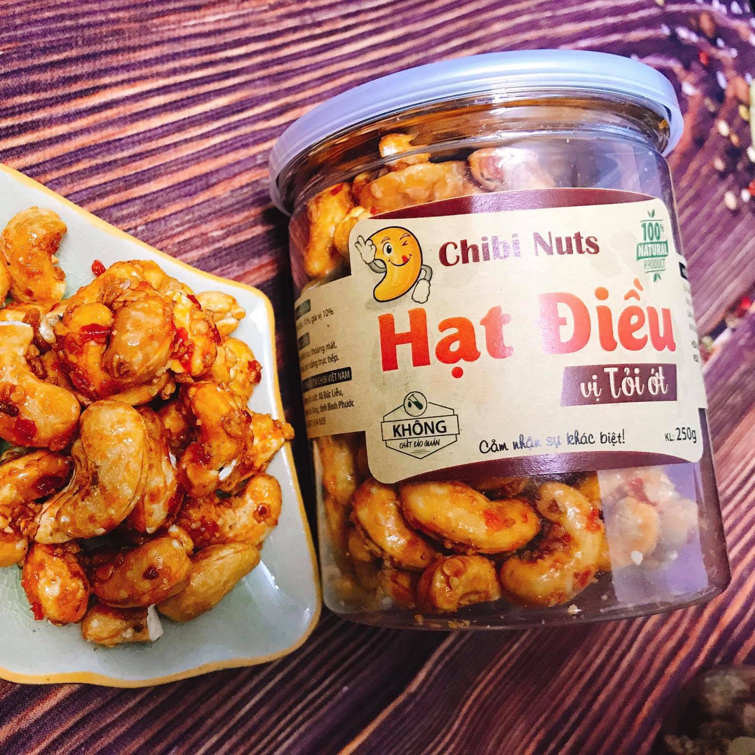 Hạt điều chibi tẩm các vị