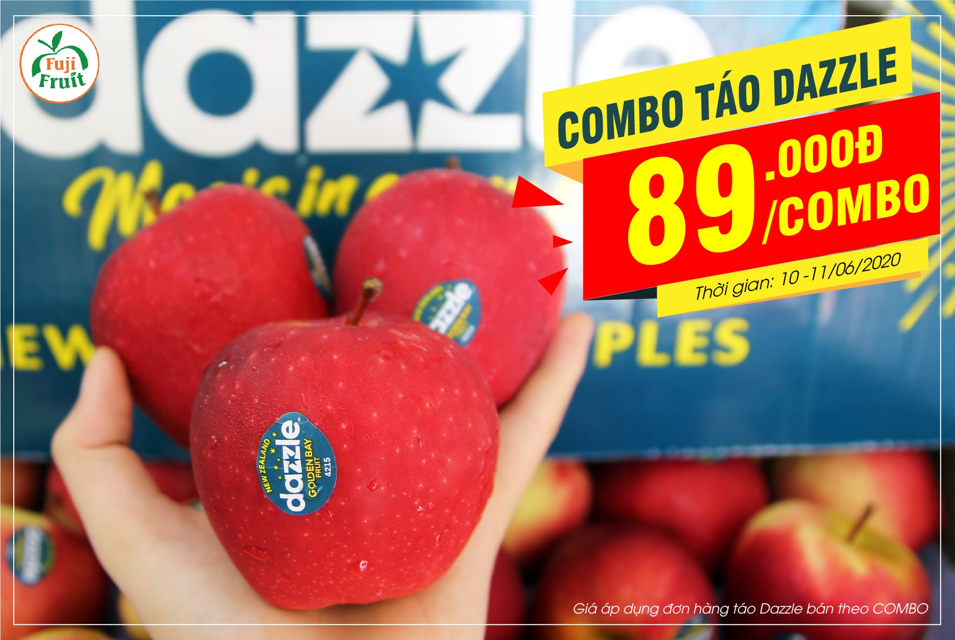 COMBO TÁO DAZZLE - ĂN THẢ GA 89K
