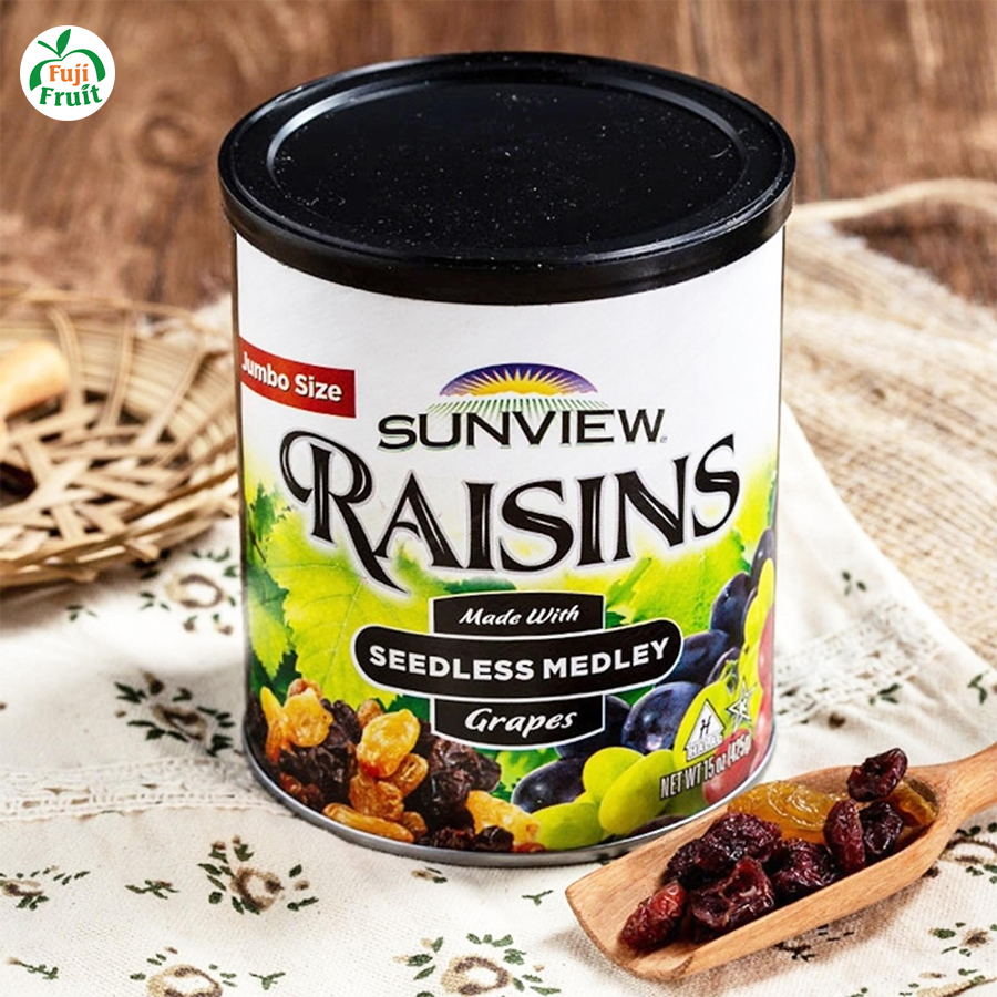 NHO KHÔ SUNVIEW RAISINS MỸ 425G