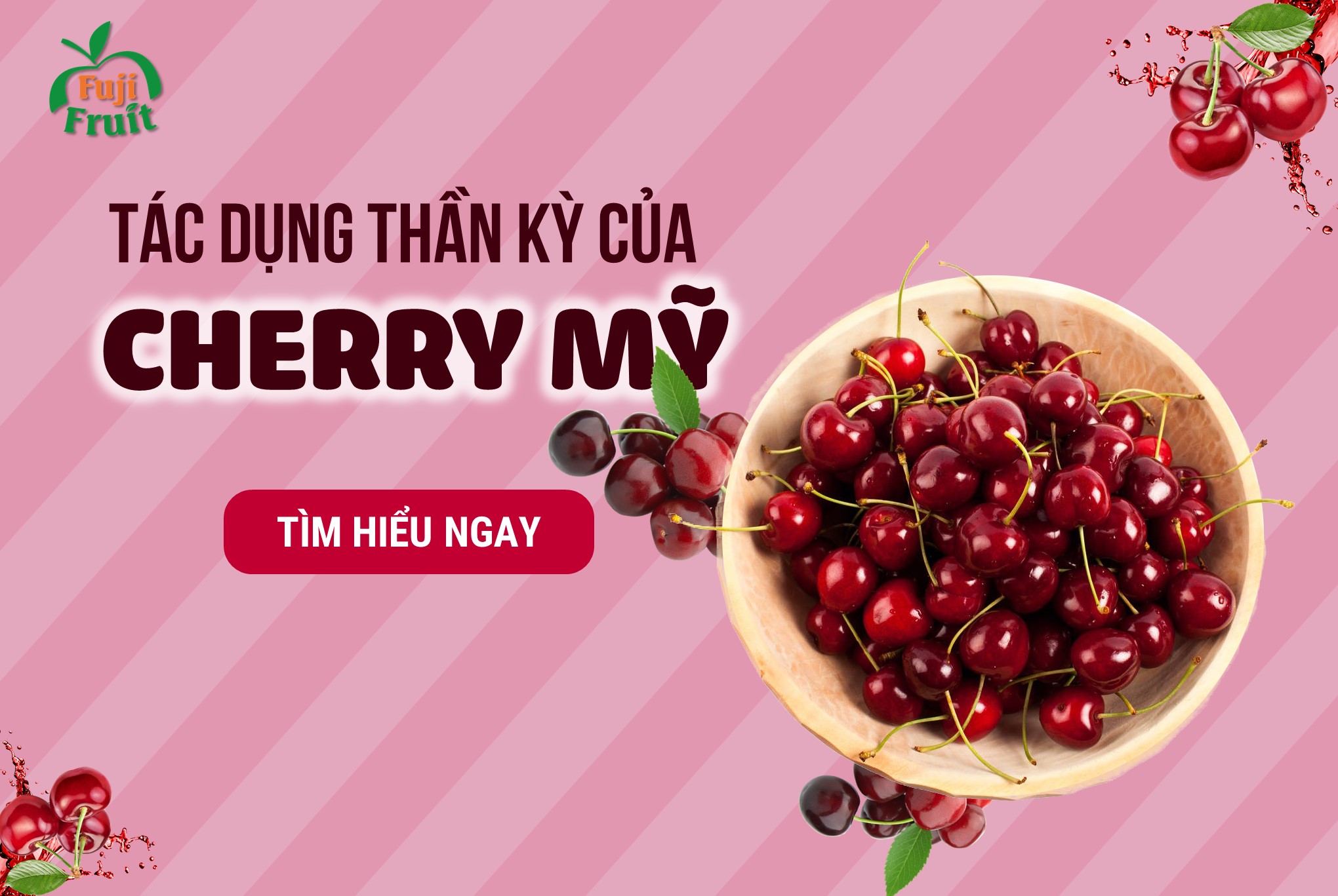 Tác dụng thần kỳ của quả cherry Mỹ
