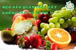 BẢO QUẢN TRÁI CÂY TƯƠI NGON KHÔNG CẦN TỦ LẠNH