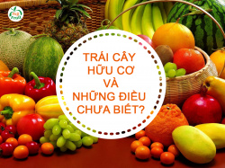 TRÁI CÂY HỮU CƠ VÀ NHỮNG ĐIỀU CHƯA BIẾT ?