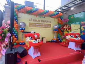 FUJI FRUIT TƯNG BỪNG KHAI TRƯƠNG VĂN PHÒNG - CHI NHÁNH MIỀN NAM